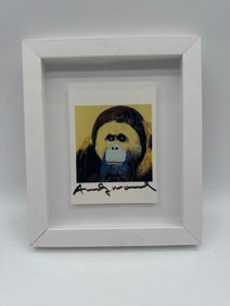 Andy Warhol Endanger Speices Announcemnet Card Signed
