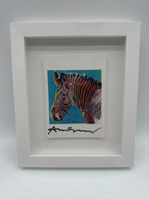 Andy Warhol Endanger Speices Announcemnet Card Signed