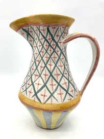 MacKenzie-Childs Tall Ceramic Pitcher