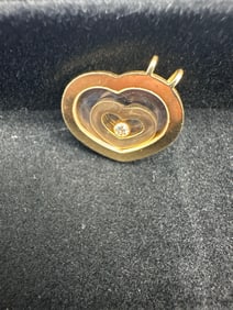 Chopard 18Kt Happy Spirit Diamond Heart Pendant