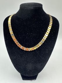 Elegant 18kt Two-Tone Gio Carlos Diamond Necklace