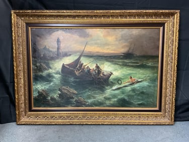 Storm of the Coast by Louis De Ridder