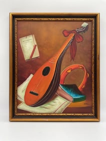 Still Life with Mandolin and Tambourine by David