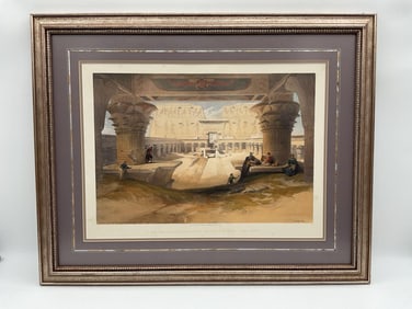 Early Egyptian Lithograph by David Robert (England, 1796-1864)