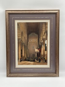 Interior of the Mosque of the Metwalys by David Roberts (England, 1796-1864) Lithograph