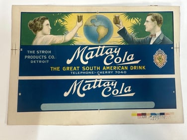 Mattay Cola Advertising - Box 14