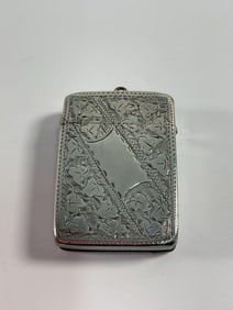 Antique J&G Birmingham Silver Vesta Case (Match Safe Env 22)
