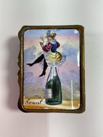 Antique First Edition French Wendy Rowden, Arrant Vesta Case (Match Safe Env 29)