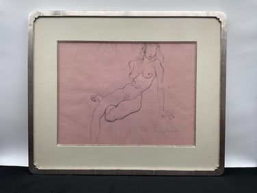 Female Nude Drawing by Salvador Dalí (1939)