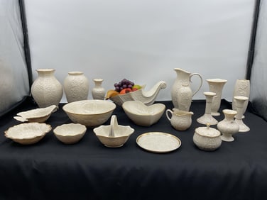 Lenox Ivory Embossed Porcelain Tableware Collection