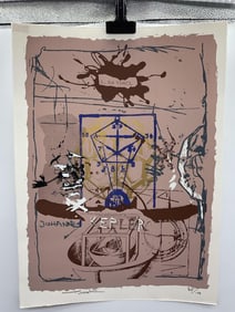Kepler by Yigal Tumarkin (Israel, 1933-2015) Lithograph