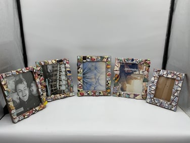 Mosaic Picture Frames in MacKenzie-Childs Style