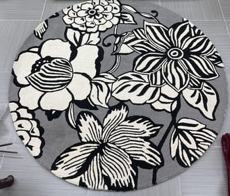 MacKenzie-Childs Grey Avant-Garden Rug