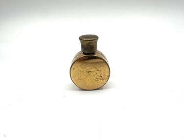 Vintage Brass Pocket Perfume or Snuff Bottle