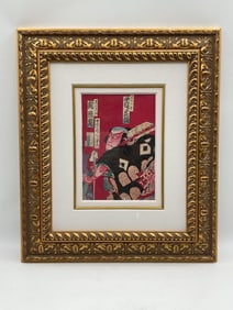 Actors by Kunichika Japanese Woodblock Print