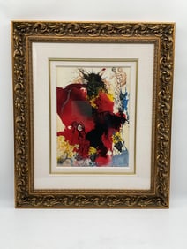 "lesus a Santana Tentatur" by Salvador Dali (Spain, 1904-1989) Lithograph
