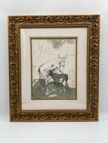 "Leo Quasi Bos Comedens Paleas" by Salvador Dali (Spain, 1904-1989) Lithograph