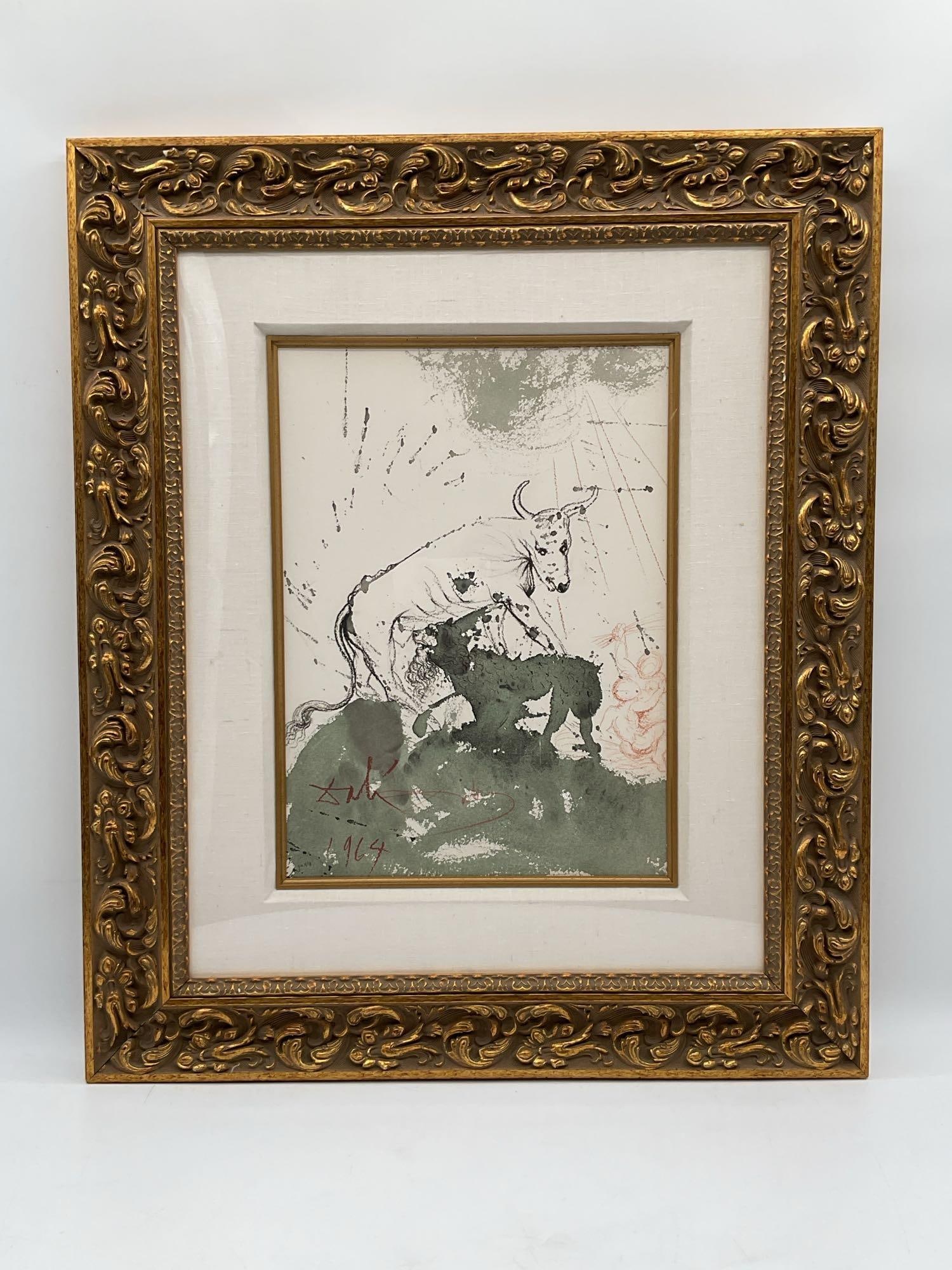 "Leo Quasi Bos Comedens Paleas" by Salvador Dali (Spain, 1904-1989) Lithograph (1 of 10)