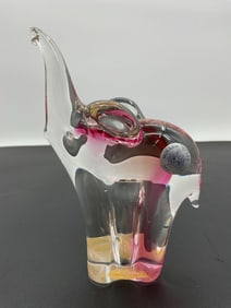 Murano Glass Elephant Figurine - Box 2