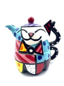 Romero Britto Cat Teapot for One