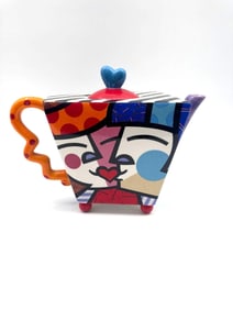 Romero Britto “Lovers?? Ceramic Teapot