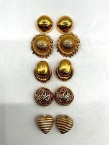 Vintage Gold Tone Earrings