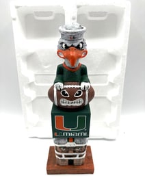 University of Miami Hurricanes Football Totem Statue