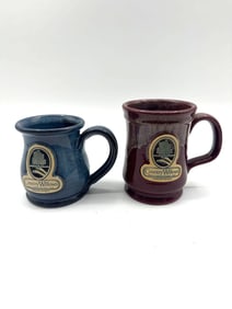 Country Willows Bed & Breakfast Inn Pottery Mugs by Deneen Pottery