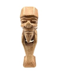 Hand-Carved Wooden Nutcracker Figure