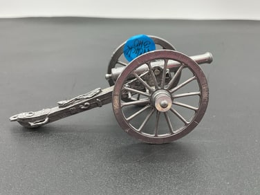 Miniature Civil War Cannon Model