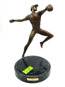 "THE PITCHER" by Karoy Bronze