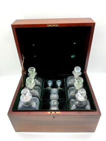 Extremely Rare Vintage Cartier Captain’s Spirits Tudor Chest - 1830's