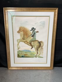 Caballero by Salvador Dali (Spain, 1904-1989) Lithograph