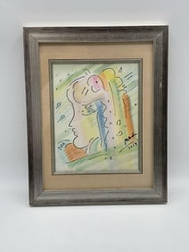 Watercolor Sketch by Peter Max (German/American, b.1937)