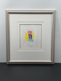 RARE One of a Kind Peter Max (German/American, b.1937) Mixed Media