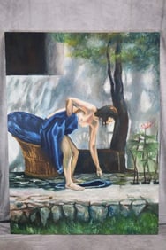 Jacqueline Kennedy Onassis Oil Painting