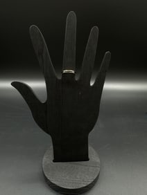 14kt Yellow Gold and Onyx Inlay Ring