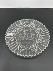 Federal Glass Pioneer Pattern Serving Platter