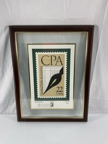 Commemorative Print of the "Certified Public Accountants (CPA)" 22-cent USA postage stamp 1509/2000