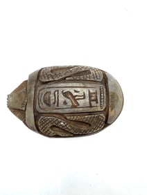 Large Egyptian-Style Scarab Amulet