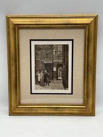 "The Laws Delay" by William Frederick Yeames (English, 1835-1918) Etching