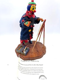 "Frenchy" the Clown Artist by Alberta May Soares -COA