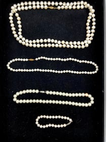 Collection of Fresh Water Pearl Necklaces and Bracelets