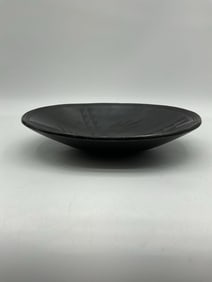 Maria Poveka Martinez Style Blackware Bowl with Avanyu Motif c. 1925
