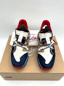 Christian Louboutin Men's Red Runner Sneakers, Size 43 (US 10)