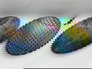 Michael Altheim 2012 Sunshine Glass Platter