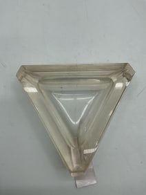 Modern Triangular Crystal Ashtray