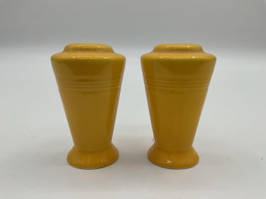 Vintage Fiesta Style Yellow Salt and Pepper Shakers
