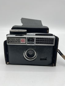 Kodak Instamatic 400 Camera with Leather Case