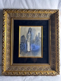 "Esther" by Marc Chagall (French/Russian, 1887–1985) Lithograph
